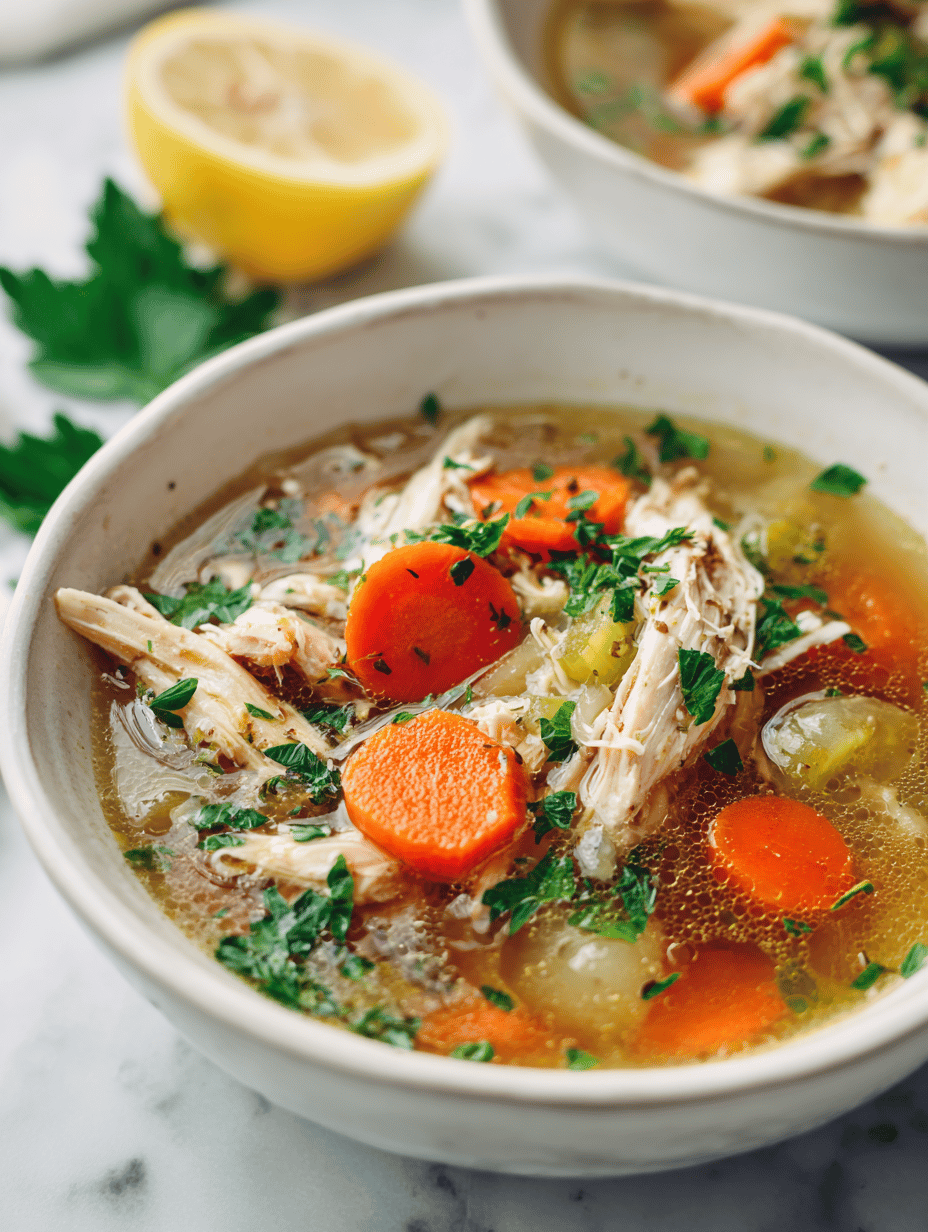 slow cooker chicken soup recipe