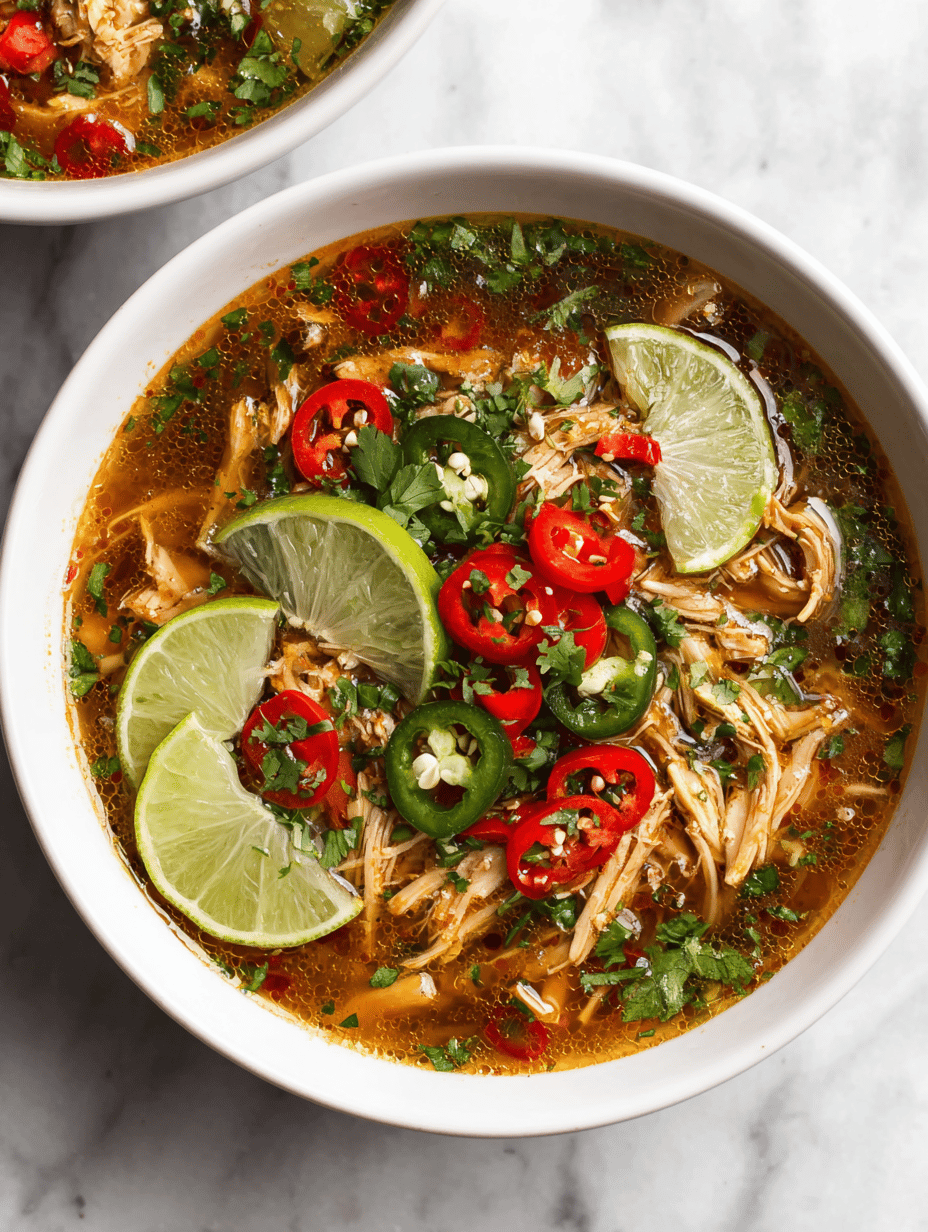 spicy chicken soup recipe