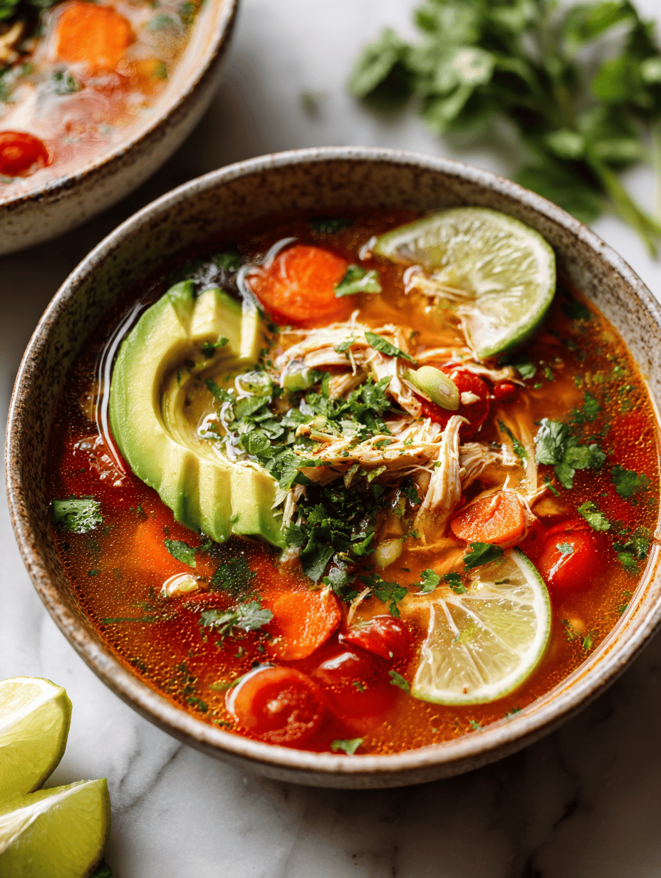 Mexican chicken soup recipe