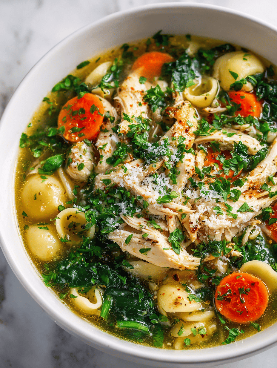 Italian chicken soup recipe