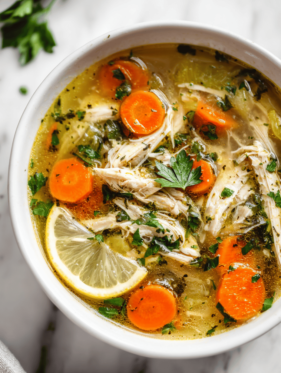 winter chicken soup recipe