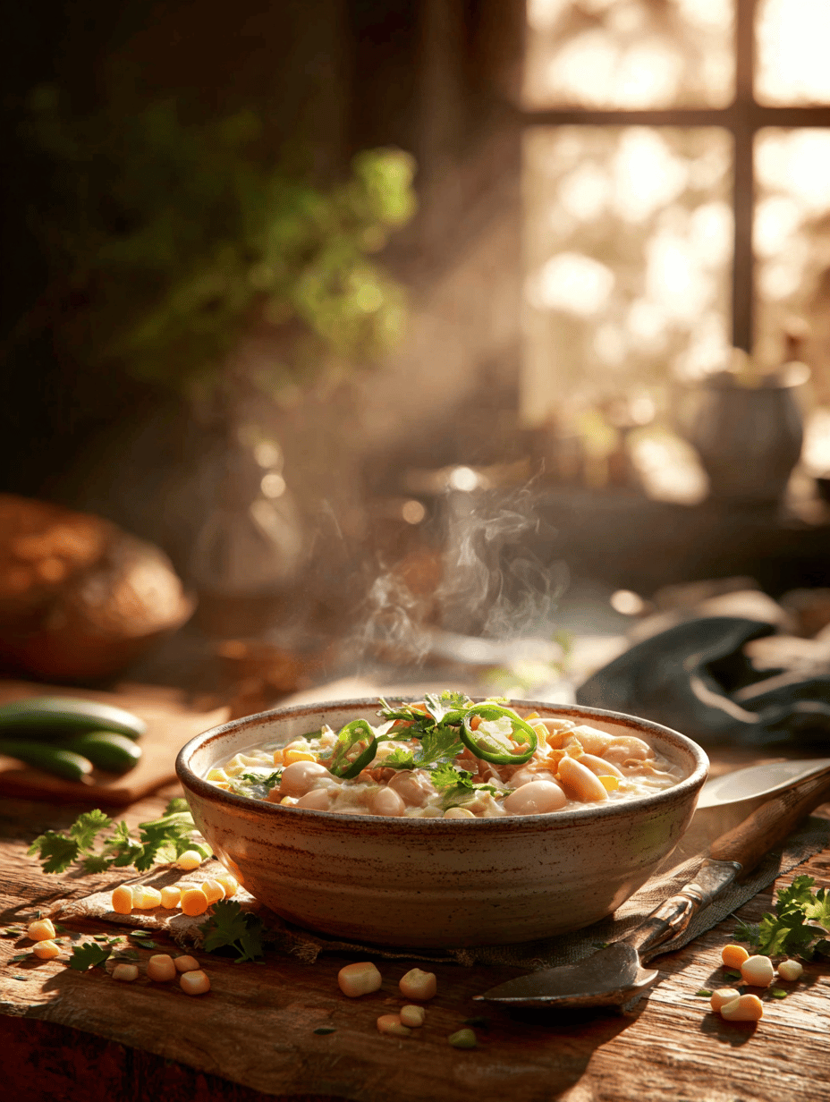 White Chicken Chili: A Cozy Bowl with a Unexpected Kick